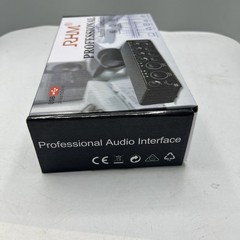 Audio Interface RHM 2 In 2 Out USB Audio Interface with 48V Phantom Power