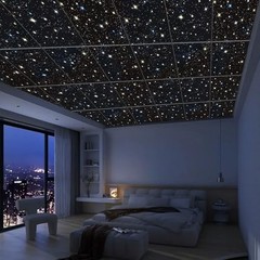 Acoustic Panels, Self-Adhesive Soundproof Wall Art Dark Blue (Starry Sky)
