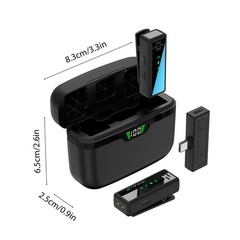 Lavalier Microphone Portable Plug And Play 2.4G Wireless Noise Reduction Phone