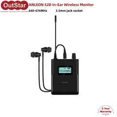 ANLEON S2D 640-676MHz Receiver Digital In-Ear Wireless Monitor System 36CH #sz