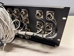 Radial Engineering 16 Channel XLR Audio Patchbay I/O Panel to 1/4″ TRS Male Tail