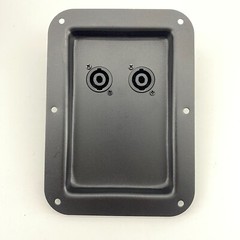Metal Jack Plate W/Dual SpeakON NL4 for JBL KP612, KP615, KP4012 Speaker Cabinet
