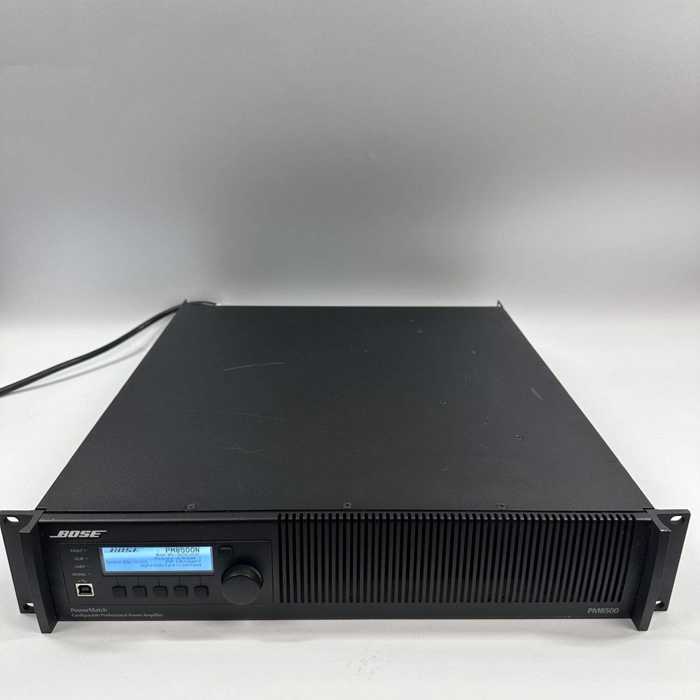 Bose PowerMatch 8500N 4000W 70V/100V 8 Channel Power Amplifier PM8500N