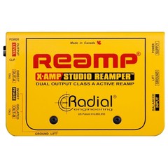 Radial Engineering R8001028 X-Amp Active Re-Amplifier Yellow