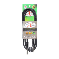 2x Pro X 5 Ft. Balanced 1/4″ TRS-M to TRS-M High Performance Audio Cable