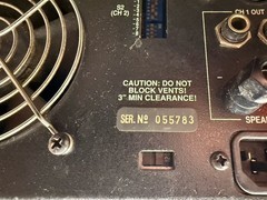 CARVIN MOSFET FET 450 Power Amplifier Rack Mount 450 Watts – Parts/Repair Only