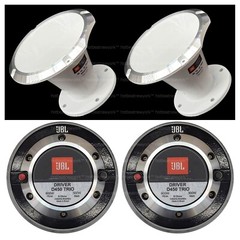 JBL COMBO 2 x D450 TRIO 300W-RMS Drivers and 2 x HL14-50 TRIO BRANCA White Horn