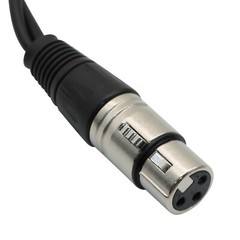 2PC 3Pin XLR Female Jack To Dual 2 Male Plug Y Splitter Cable Adapter Microphone