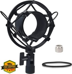 SUUNTOK Microphone Shock Mount Holder Black