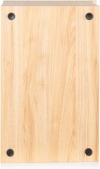 Gator Frameworks Elite Furniture Series 2U Desktop Studio Rack in Natural Maple