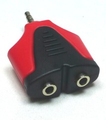 ZXPC Professional 2 x 3.5mm Stereo Jack to 1 x 3.5mm Stereo Plug Adapter.