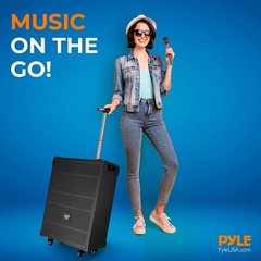 PylePro PWMA1299A 12“ Portable Wireless Bluetooth Speaker System