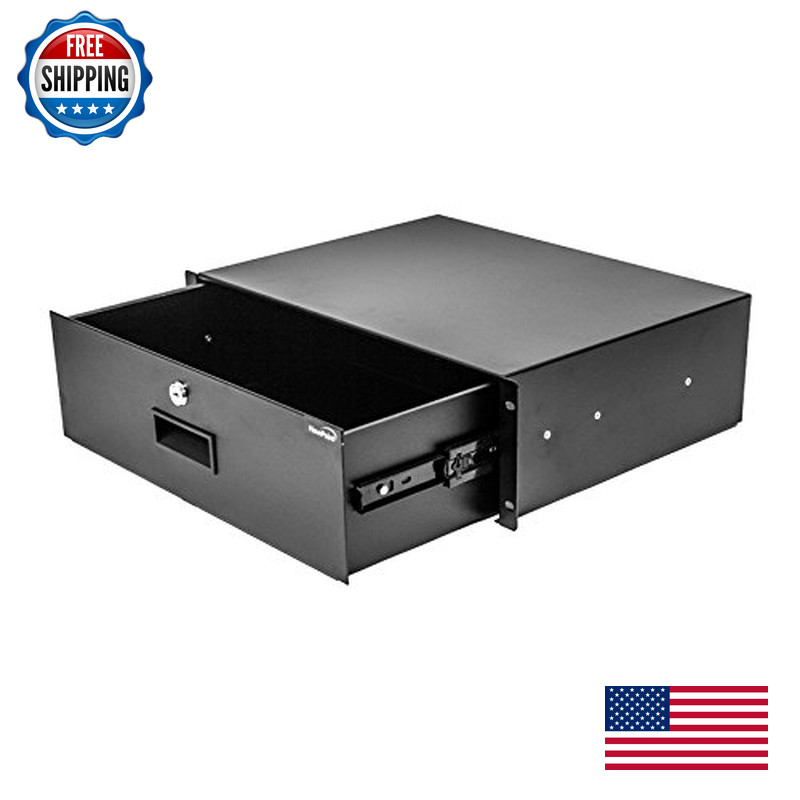 Navepoint Server Cabinet Case 19 Inch Rack Mount Dj Locking Lockable Deep