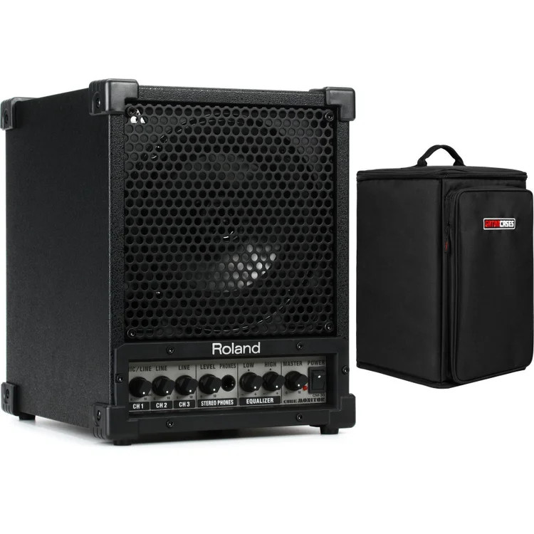 Roland CM-30 CUBE 30W 6.5 inch 2-way Portable Active Monitor with Transporter