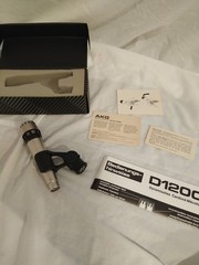 Vintage AKG D1200E Cardioid Dynamic Microphone 200 Ohms