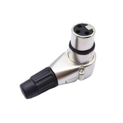 10xAdjustable Right Angle 3 Pin XLR Female Male Connectors Cable Connector