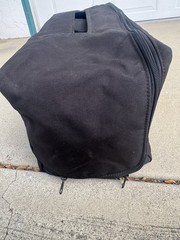 Studio Slips Amp Head Clamshell Padded Gig Bag Black Nylon Canvas