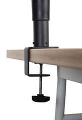 Clamp on Desktop Speaker Monitor Stand Pair Adjustable Height and Tilt 60 lbs