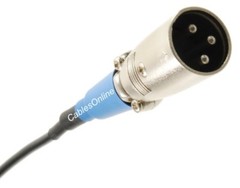 3ft 3.5mm TRS Locking Male to XLR 3-Pin Male Cable for Sennheiser/Sony Mic Syst.