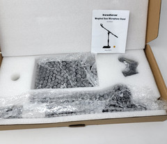 InnoGear Adjustable Desk Microphone Stand MS542 Weighted Base Soft Grip Black