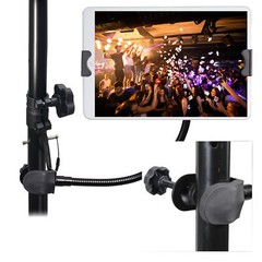Pro X-MOBITCP20 Tablet Smartphone Mic Clip/Selfie Stick Table Stand+Tripod Clamp