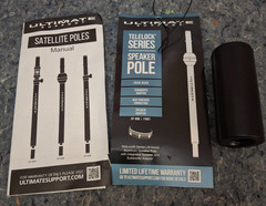 Ultimate Support SP-90B Telelock Speaker Pole #17681 SP-90 Black