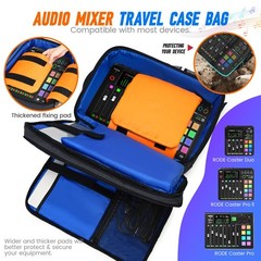 GOTECH Audio Mixer Travel Case Bag, DJ Mixer Storage Backpack Compatible with…