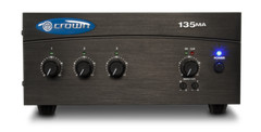 Crown 135MA, 3 input 35W Mixer Amplifier – B-Stock – Dual Voltage 100-240V