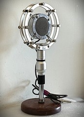 1930’s Customized Astatic D-104 Ring-Mounted Crystal Microphone-working! (Hear)