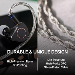 SIMGOT SuperMix 4 1DD+1BA+1Planar+1PZT Hybrid Drivers Earphones, HiFi in Ear