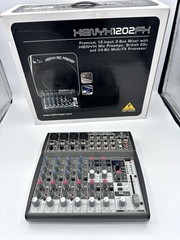 Behringer XENYX 1202FX 12 CH Mixer with Effects Used- Excellent Condition w/ BOX