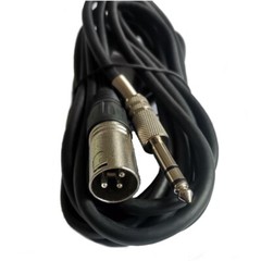 15FT Pro XLR Male 3-Pin to 1/4″ Stereo TRS Plug Mic Microphone Audio Cable 15’Ft
