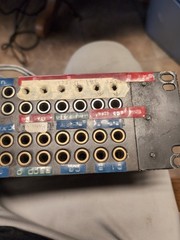 Vintage Radio Station 96 Point Patch Bay