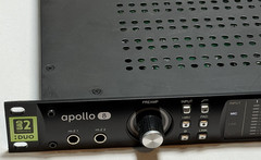 Universal Audio Apollo 8 DUO Thunderbolt 3 UAD2 Black Audio Interface Rackmount