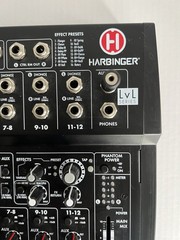 Harbinger L1202FX 12- Channel Analog Mixer with Effects – Works