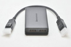 DisplayPort to Dual DisplayPort Adapter For Lenovo Thinkcentre M700 M710s M800
