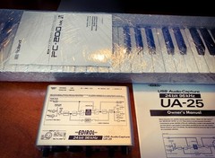 ROLAND PC-200 & Edirol UA-25 🌈RaRe🌈 Vintage Midi Keyboard PC Interface