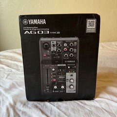 Yamaha AG03MK2 Black Live Streaming Mixing Console & USB Interface -Open Box
