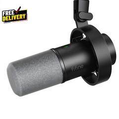 Dynamic Microphone XLR/USB Podcast Recording PC Microphone for Vocal Voice……