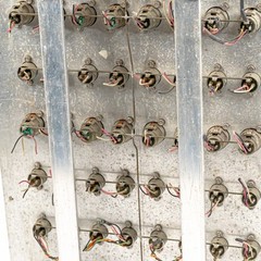 Wall-Mount XLR Patch Bay -21 In / 32 Out + 20 Terminal Inputs + 37-Pin Connector