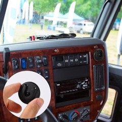 2pcs Cb Radio Mic Holder, Microphone Hanger Round Knob Mic Holder Mount