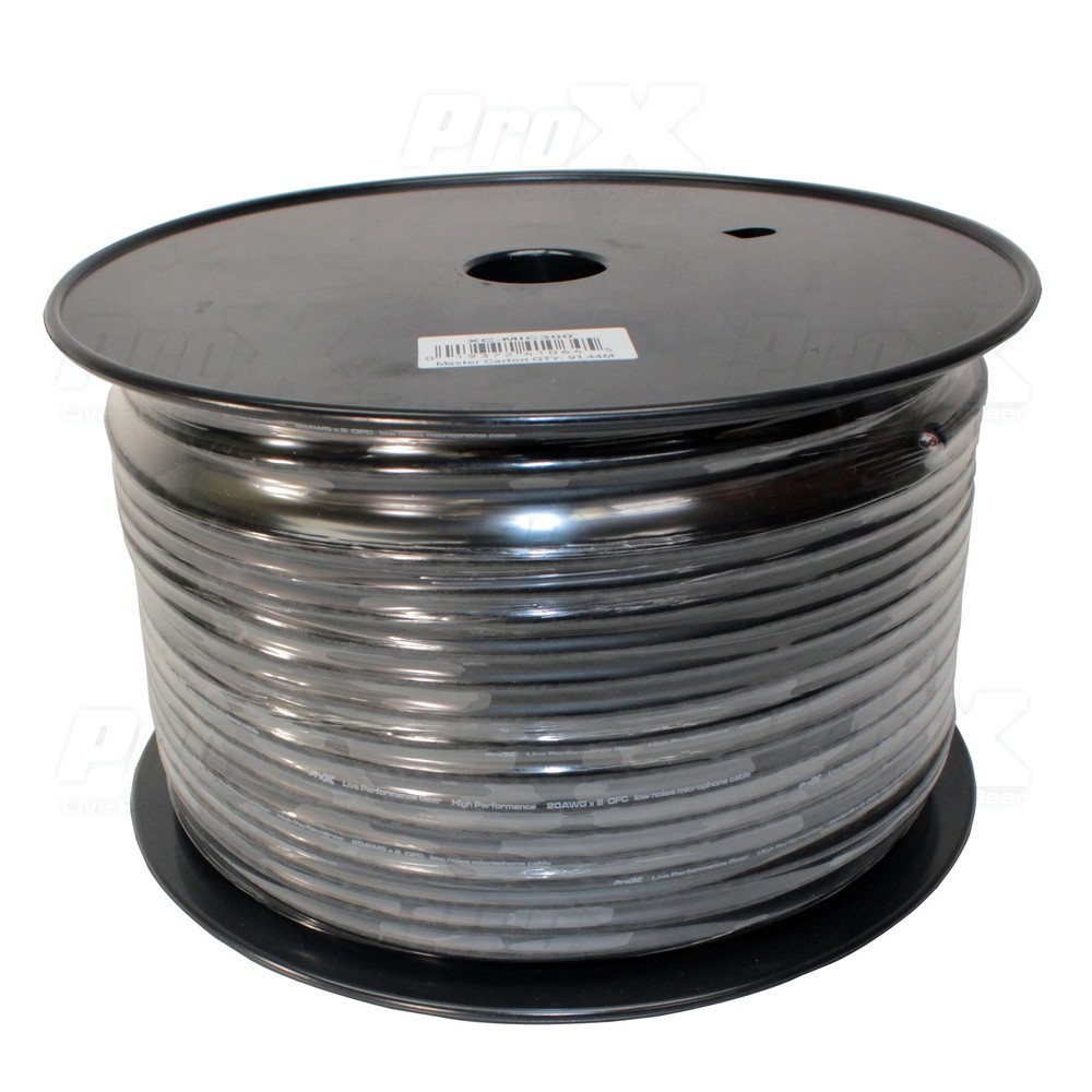 ProX XC-MIC300 300Ft Balanced Bulk Spool High Performance Microphone Audio Cable