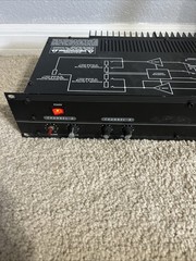 Crate pro audio spa 200 stereo power amplifier Missing 1 Knob