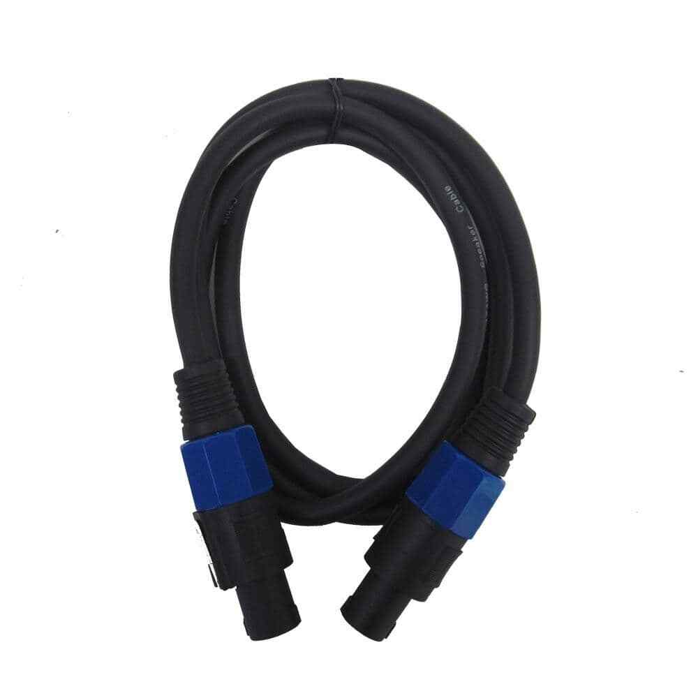 5 Foot Speakon to Speakon PA DJ Speaker Cable Twist Lock Cords