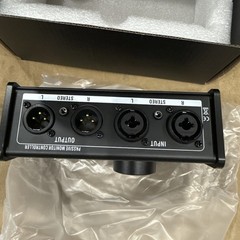 OPEN BOX! Big Knob Passive Monitor Controller (MT-2) XLR and 3.5mm Input Output
