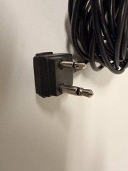 Canon DM-30R Wired Microphone Vintage External Mic w/ Dual Plug Connector/Works