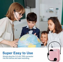 Hands Free Microphone Headset Mic,Flexible Wired Boom for Voice Amplifier, 3….