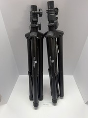 JGA Electronics Speaker Stands Pair Adjustable Tripod PA DJ Audio Stands