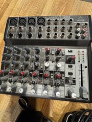 Behringer Xenyx 1202 12-Channel 2-Bus Analog Mixer Phantom Power w/ PSU
