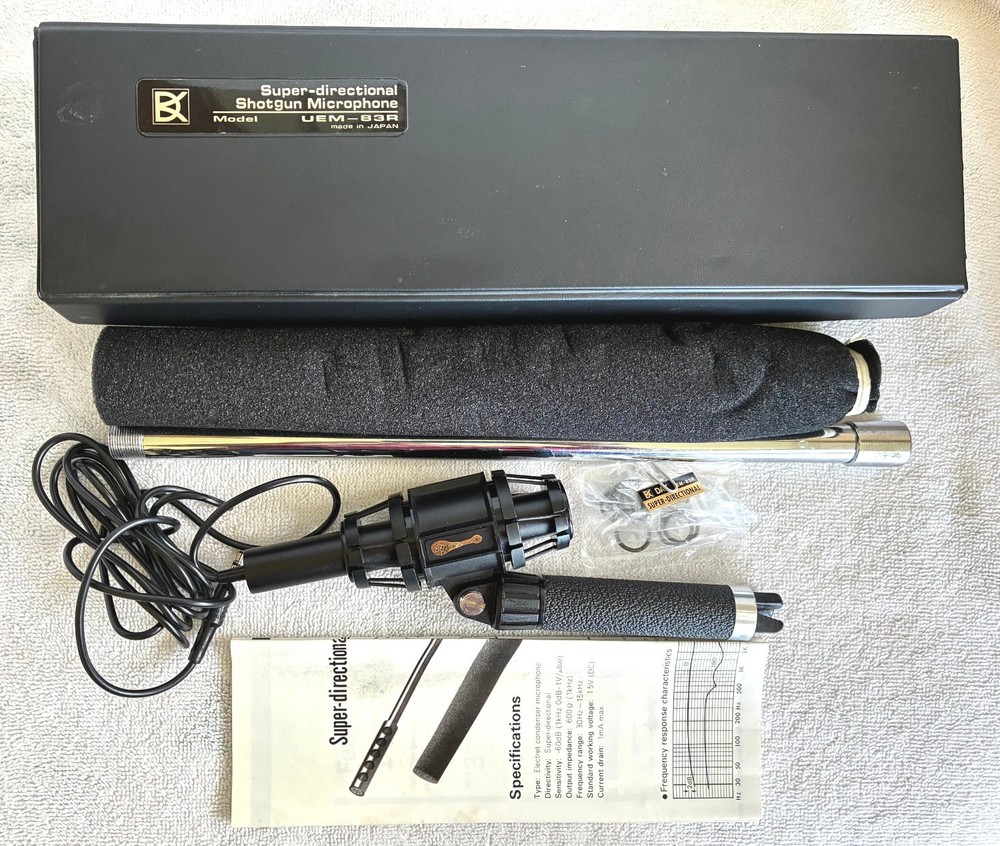 DK Super-Directional Shotgun Microphone UEM-83R Used/Very Good
